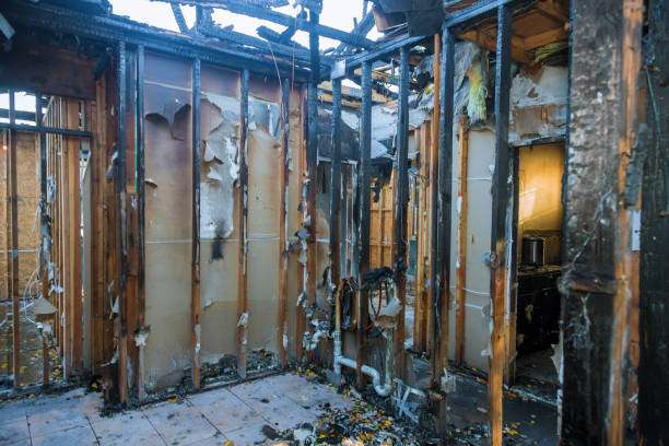 Professional Emergency Fire Cleanup technician working in Worland, WY
